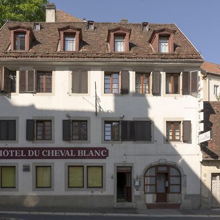 Hotel Du Cheval-Blanc La Chaux De Fonds Exterior foto